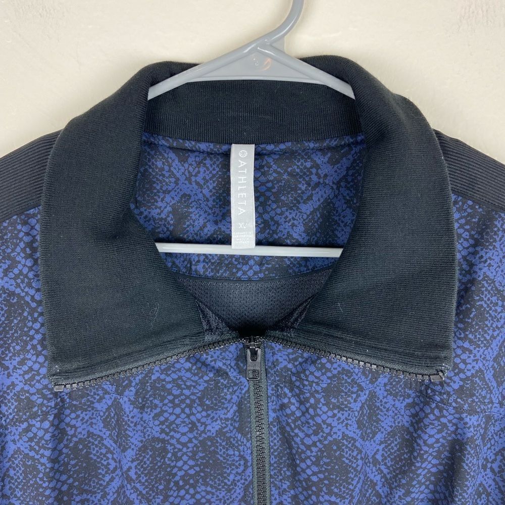 Athleta Brooklyn Track Bomber Jacket - Python Pri… - image 6